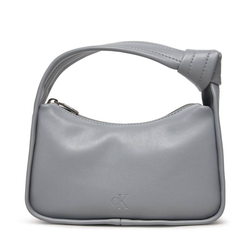 Handtasche Calvin Klein Jeans Knotted Mini Block20 K60K612372 Grau von Calvin Klein Jeans