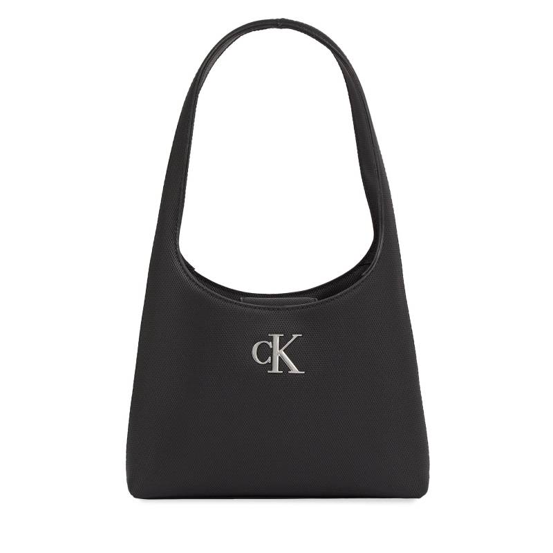 Handtasche Calvin Klein Jeans Minimal Monogram A Shoulderbag T K60K611820 Schwarz von Calvin Klein Jeans