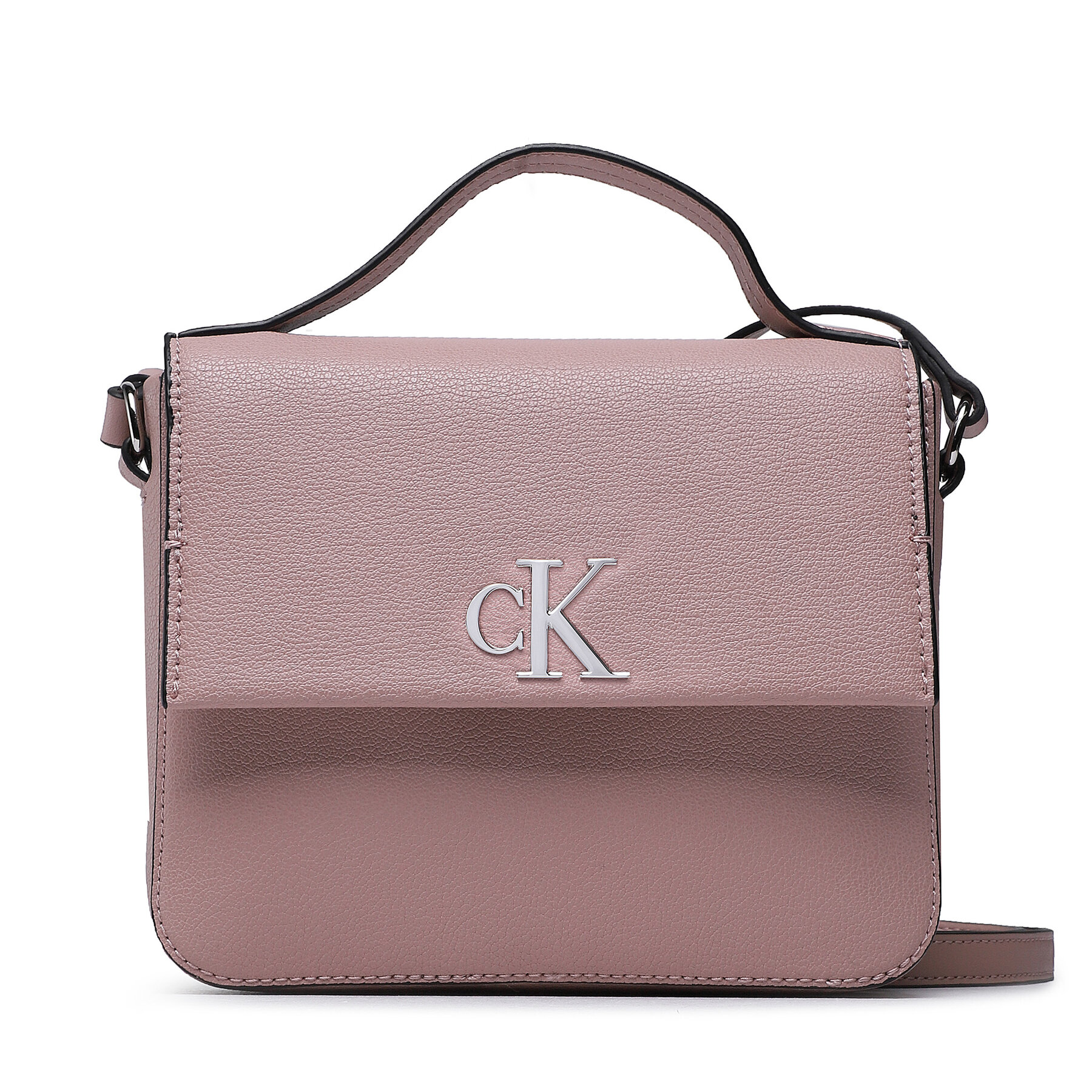 Handtasche Calvin Klein Jeans Minimal Monogram Boxy Flap Cb19 K60K610330 Rosa von Calvin Klein Jeans