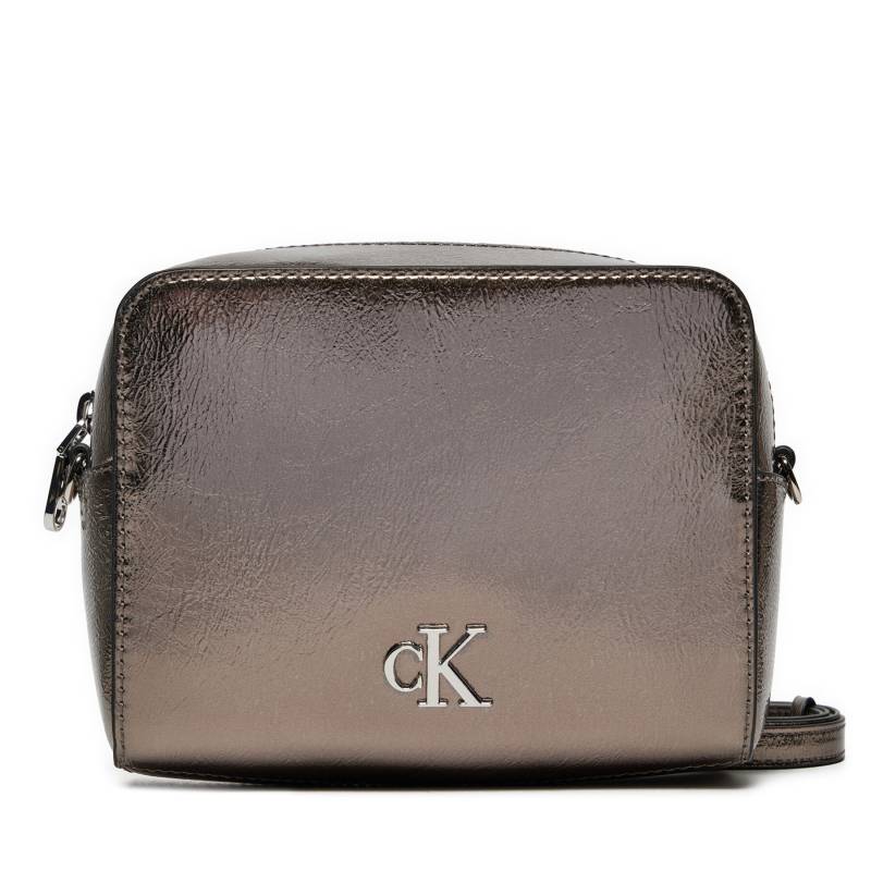 Handtasche Calvin Klein Jeans Minimal Monogram Camera Bag Tum K60K612728 Grau von Calvin Klein Jeans