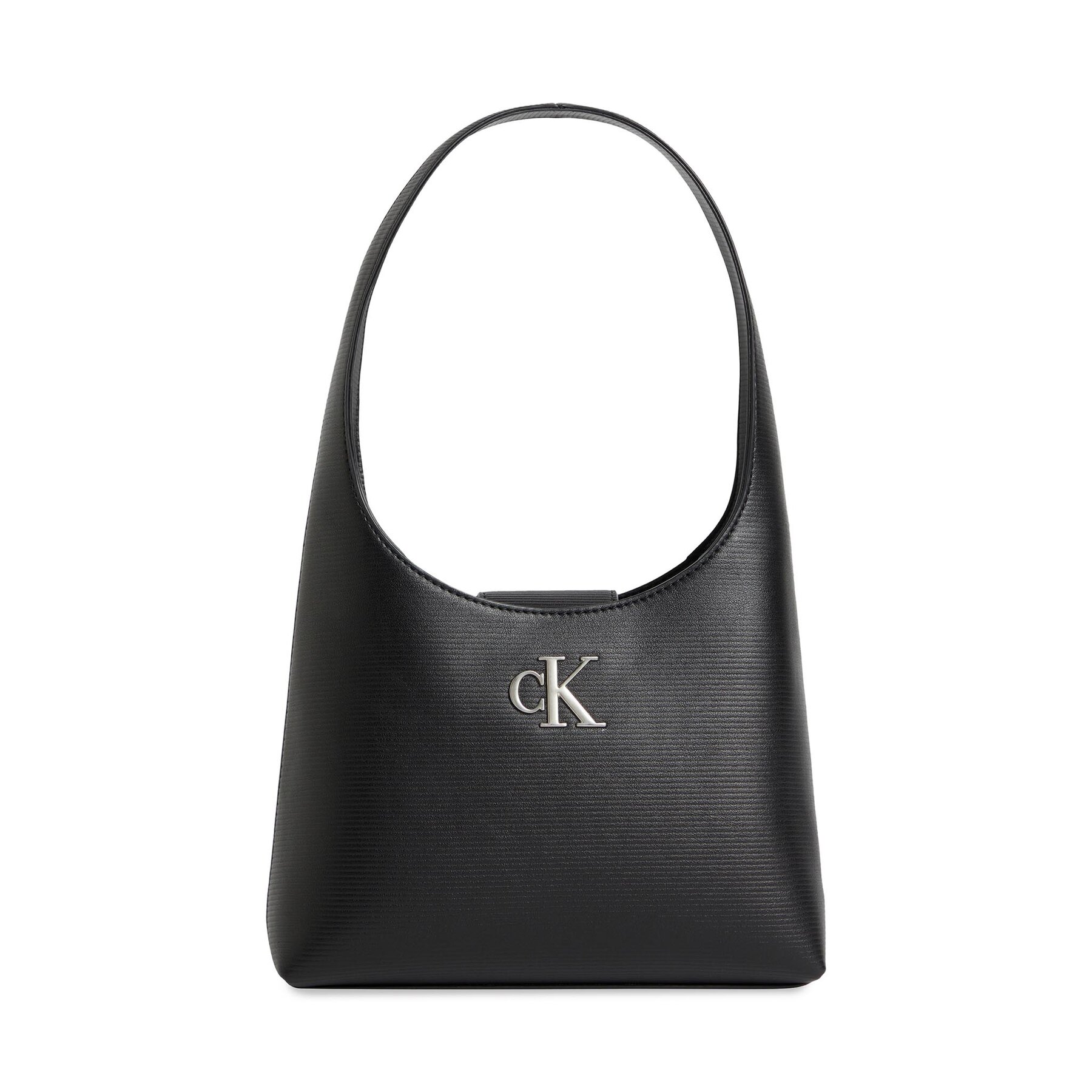 Handtasche Calvin Klein Jeans Minimal Monogram Shoulder Bag T K60K611212 Schwarz von Calvin Klein Jeans