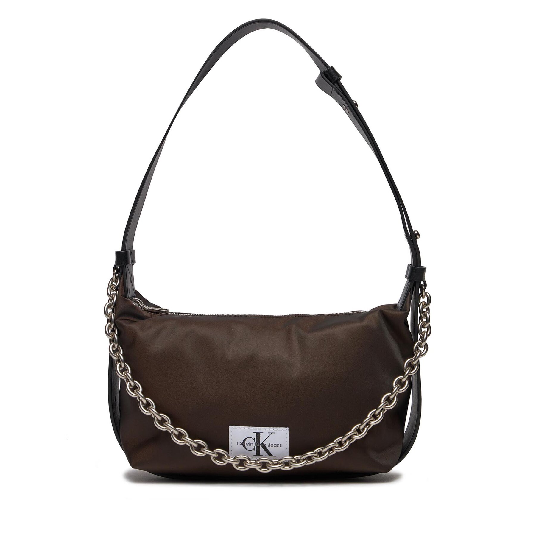 Handtasche Calvin Klein Jeans Nylon Chain Shoulder Bag22 K60K611225 Schwarz von Calvin Klein Jeans