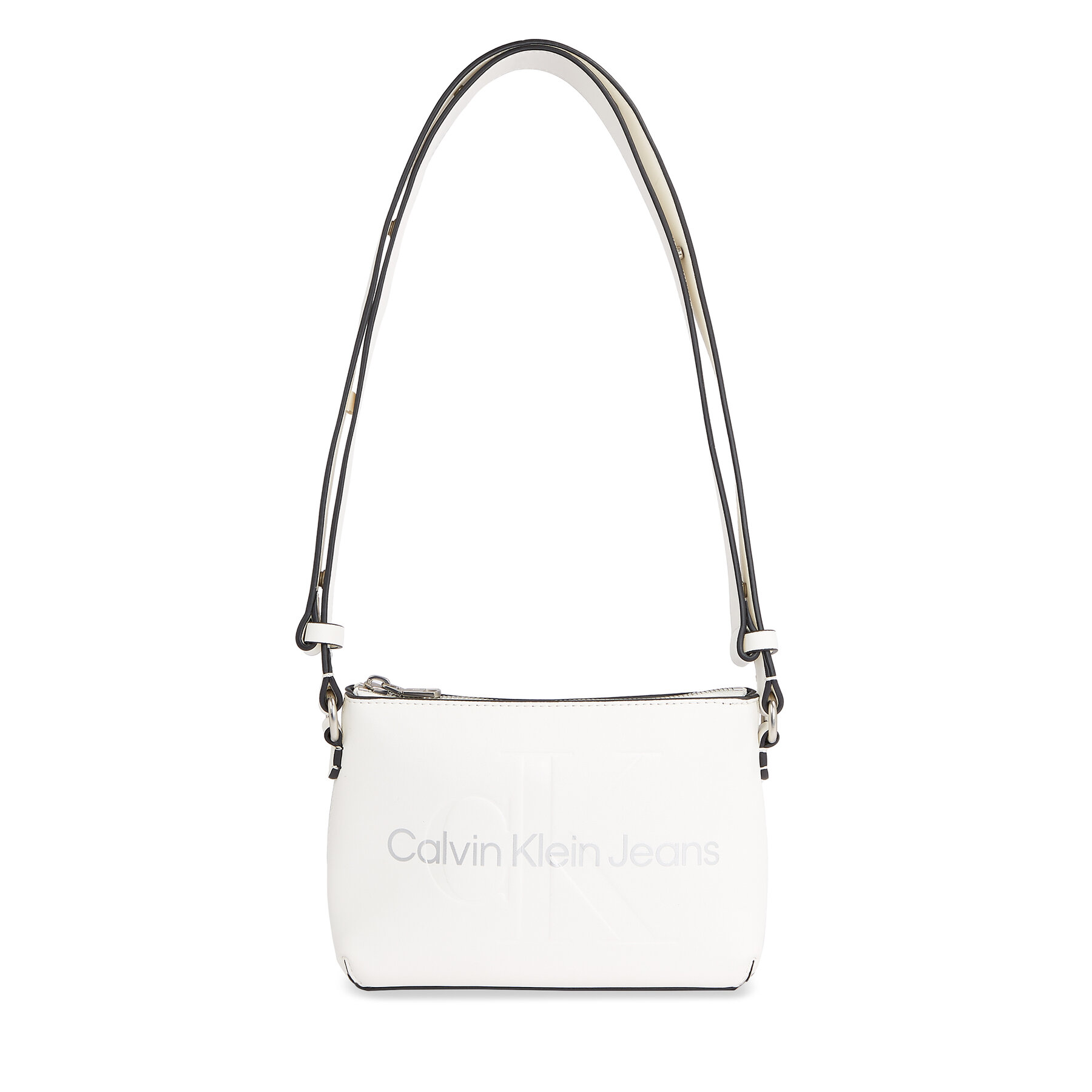 Handtasche Calvin Klein Jeans Sculpted Camera Pouch21 Mono K60K610681 Weiß von Calvin Klein Jeans