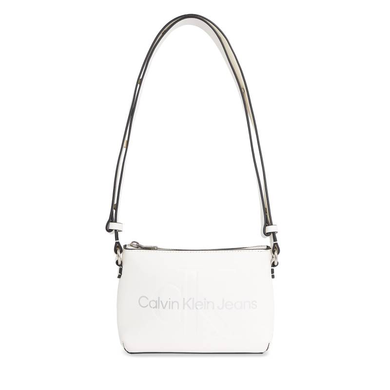 Handtasche Calvin Klein Jeans Sculpted Camera Pouch21 Mono K60K610681 Weiß von Calvin Klein Jeans