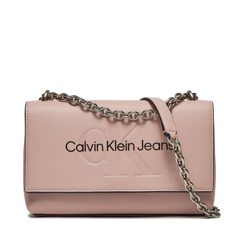 Handtasche Calvin Klein Jeans Sculpted Ew Flap Conv25 Mono K60K611866 Rosa von Calvin Klein Jeans