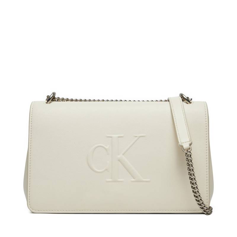 Handtasche Calvin Klein Jeans Sculpted Ew K60K612727 Écru von Calvin Klein Jeans