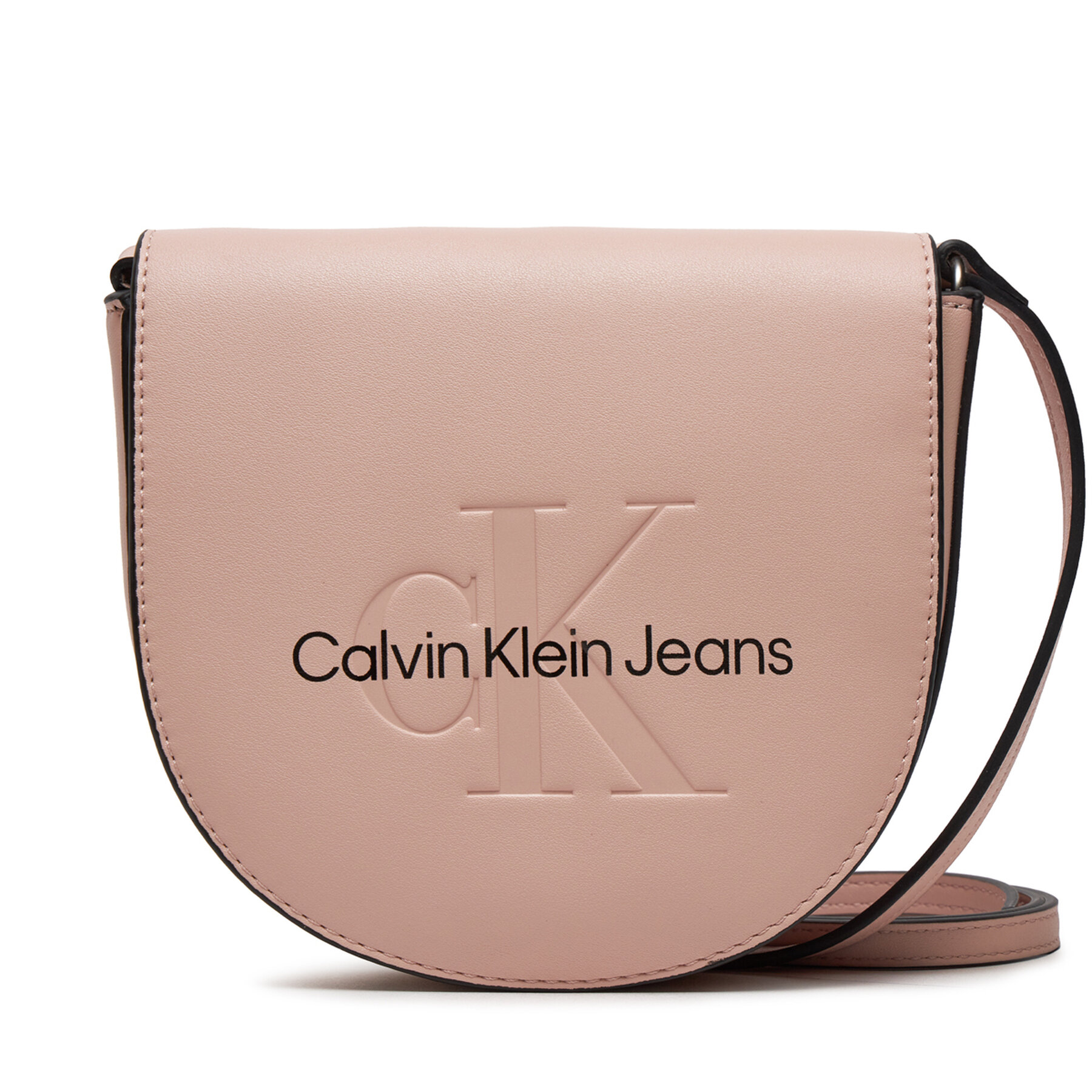 Handtasche Calvin Klein Jeans Sculpted Mini Saddle Bag K60K611966 Rosa von Calvin Klein Jeans