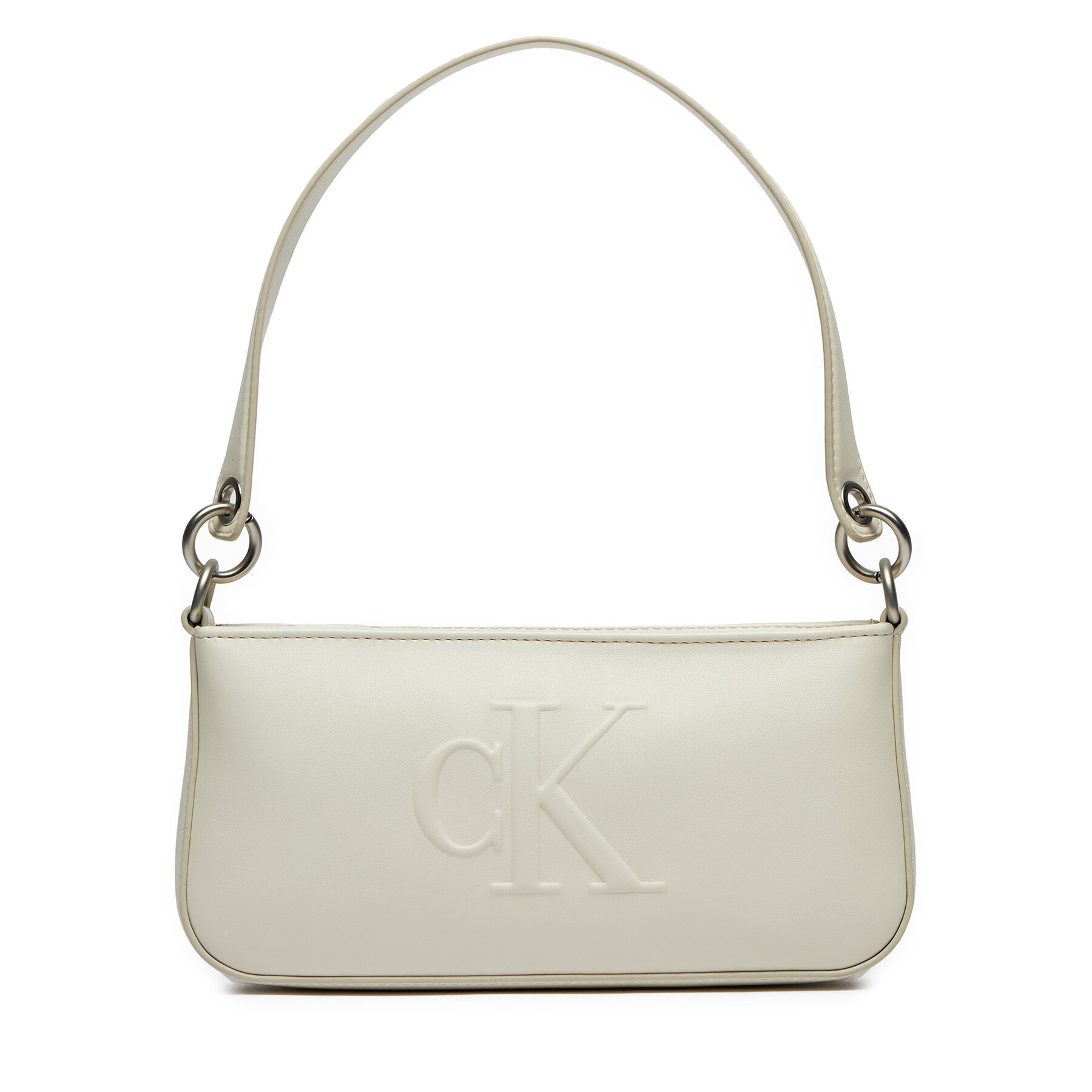 Handtasche Calvin Klein Jeans Sculpted Shoulder K60K612725 Écru von Calvin Klein Jeans