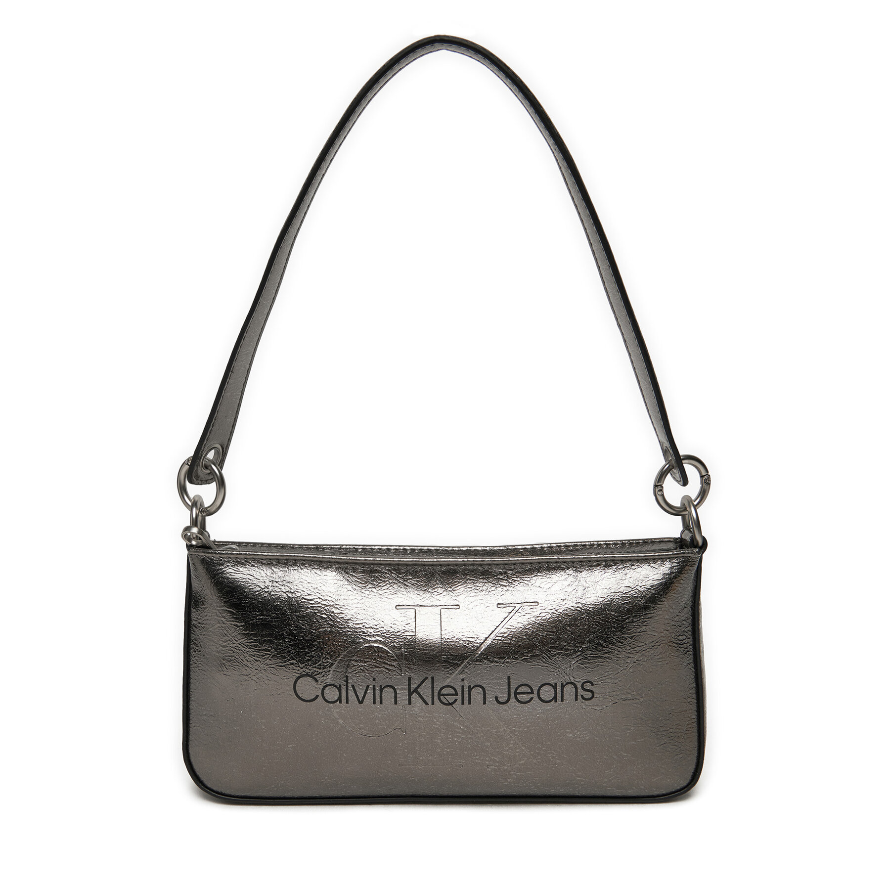 Handtasche Calvin Klein Jeans Sculpted Shoulder K60K612732 Silberfarben von Calvin Klein Jeans