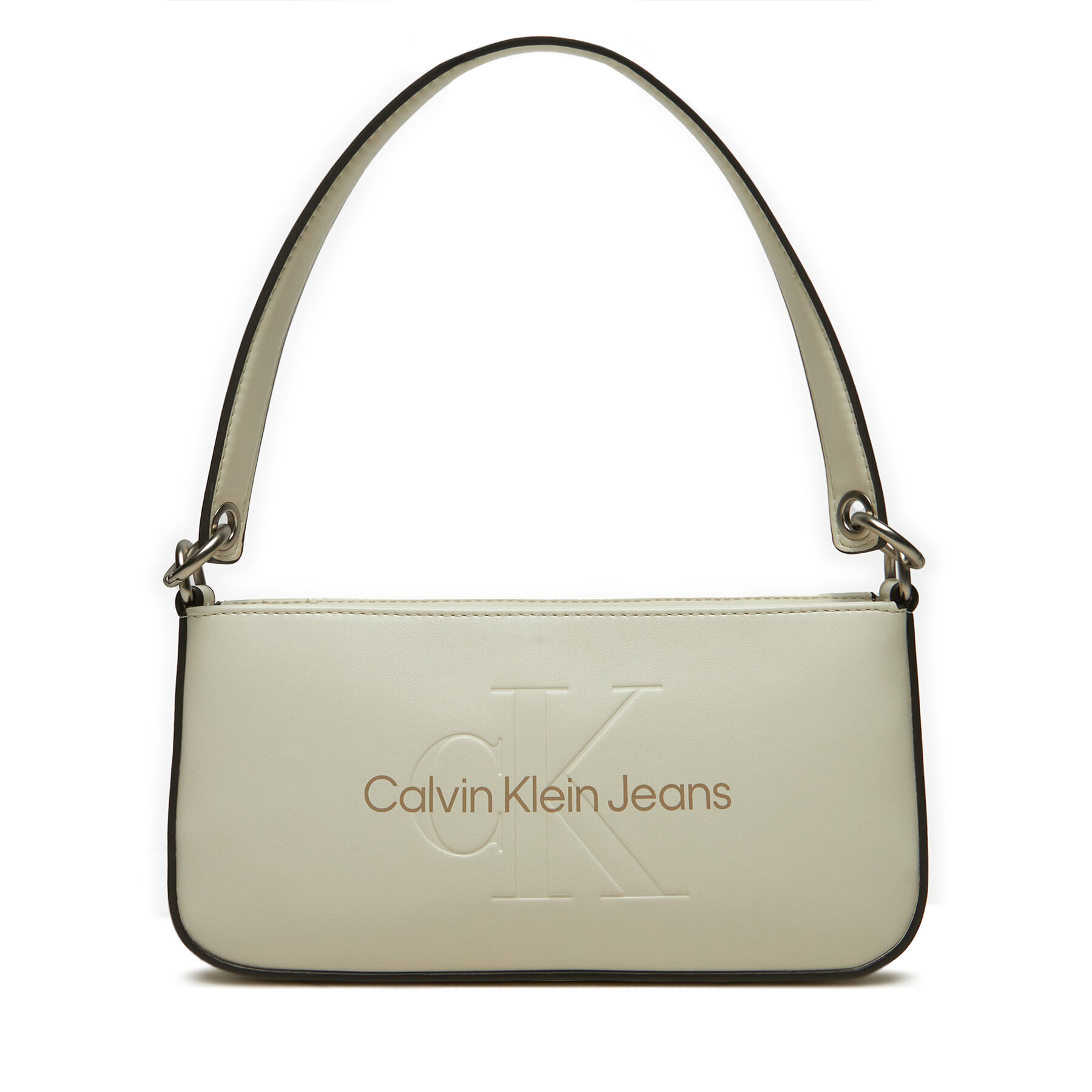 Handtasche Calvin Klein Jeans Sculpted Shoulder Pouch25 Mono K60K610679 Beige von Calvin Klein Jeans