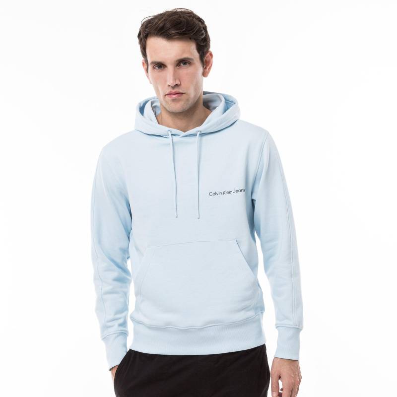 Hoodie Herren Hellblau L von Calvin Klein Jeans