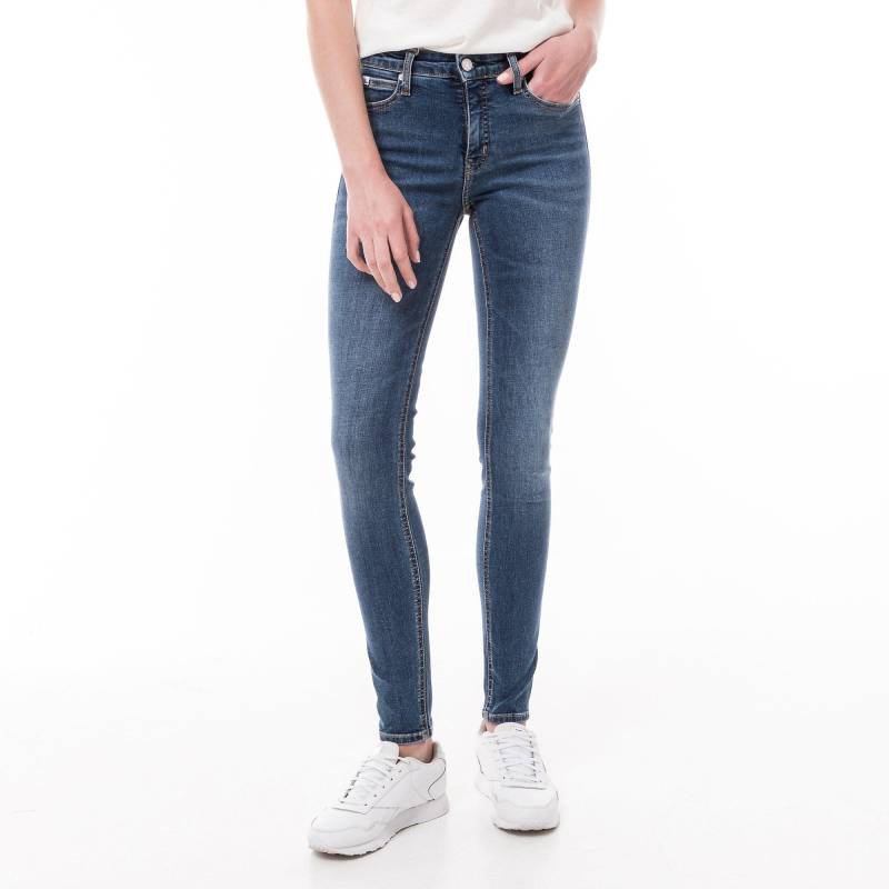 Jeans, Skinny Fit Damen Mitternachtsblau W25 von Calvin Klein Jeans