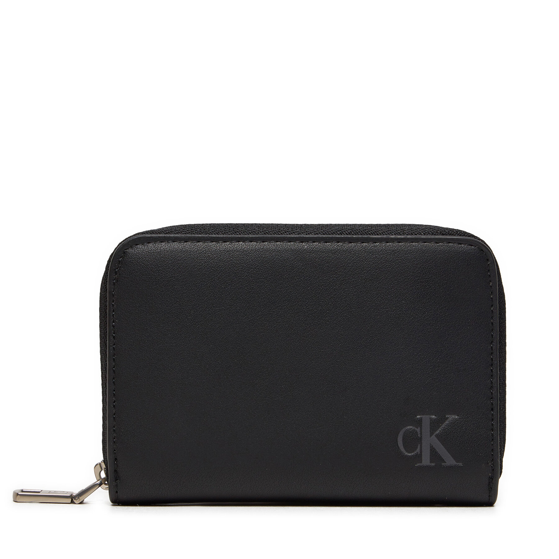 Kleine Damen Geldbörse Calvin Klein Jeans Block Med Zip Around K60K612254 Schwarz von Calvin Klein Jeans