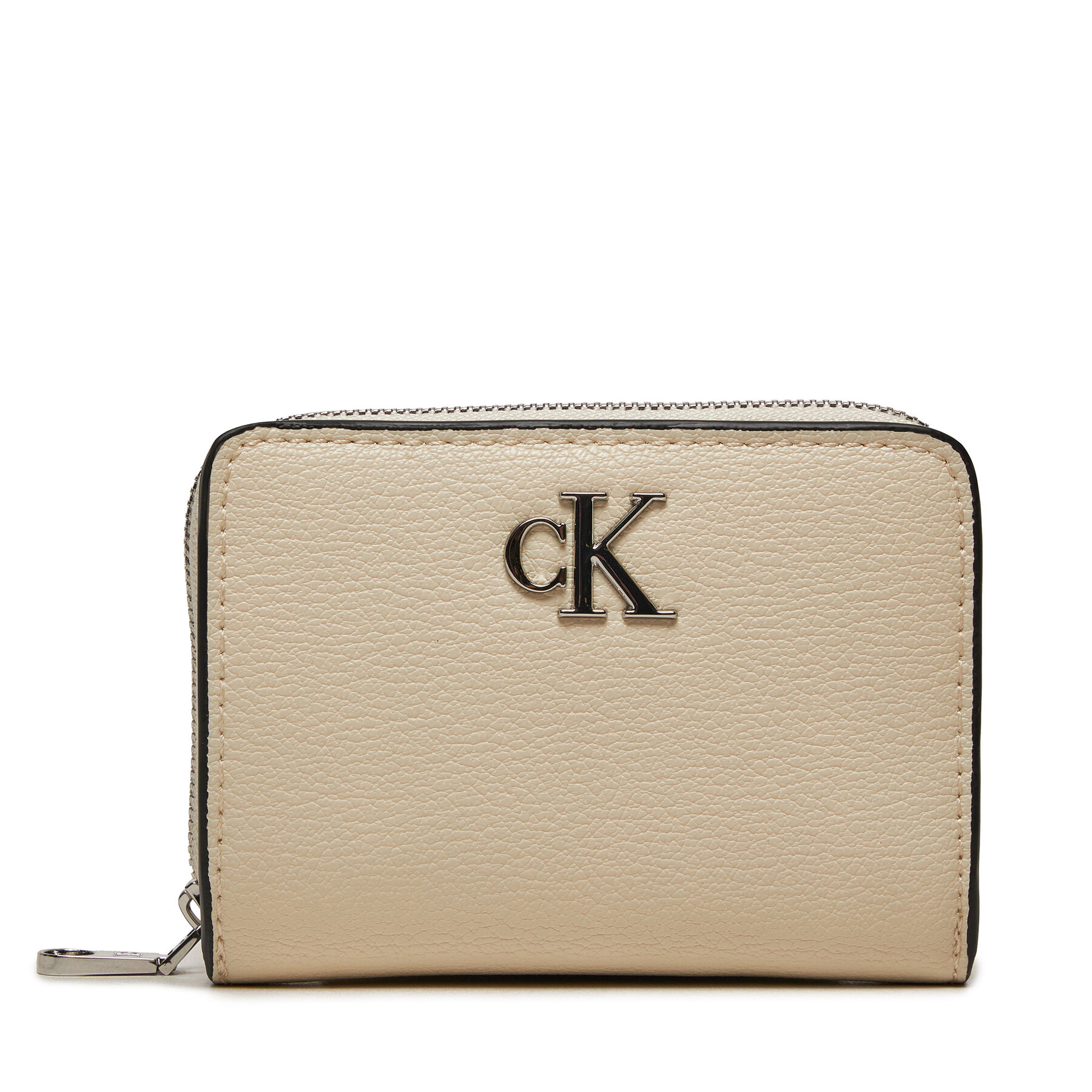 Kleine Damen Geldbörse Calvin Klein Jeans Minimal Monogram K60K612740 Écru von Calvin Klein Jeans