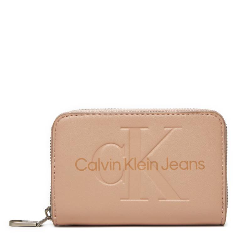 Kleine Damen Geldbörse Calvin Klein Jeans Zip Around Mono K60K612255 Bunt von Calvin Klein Jeans