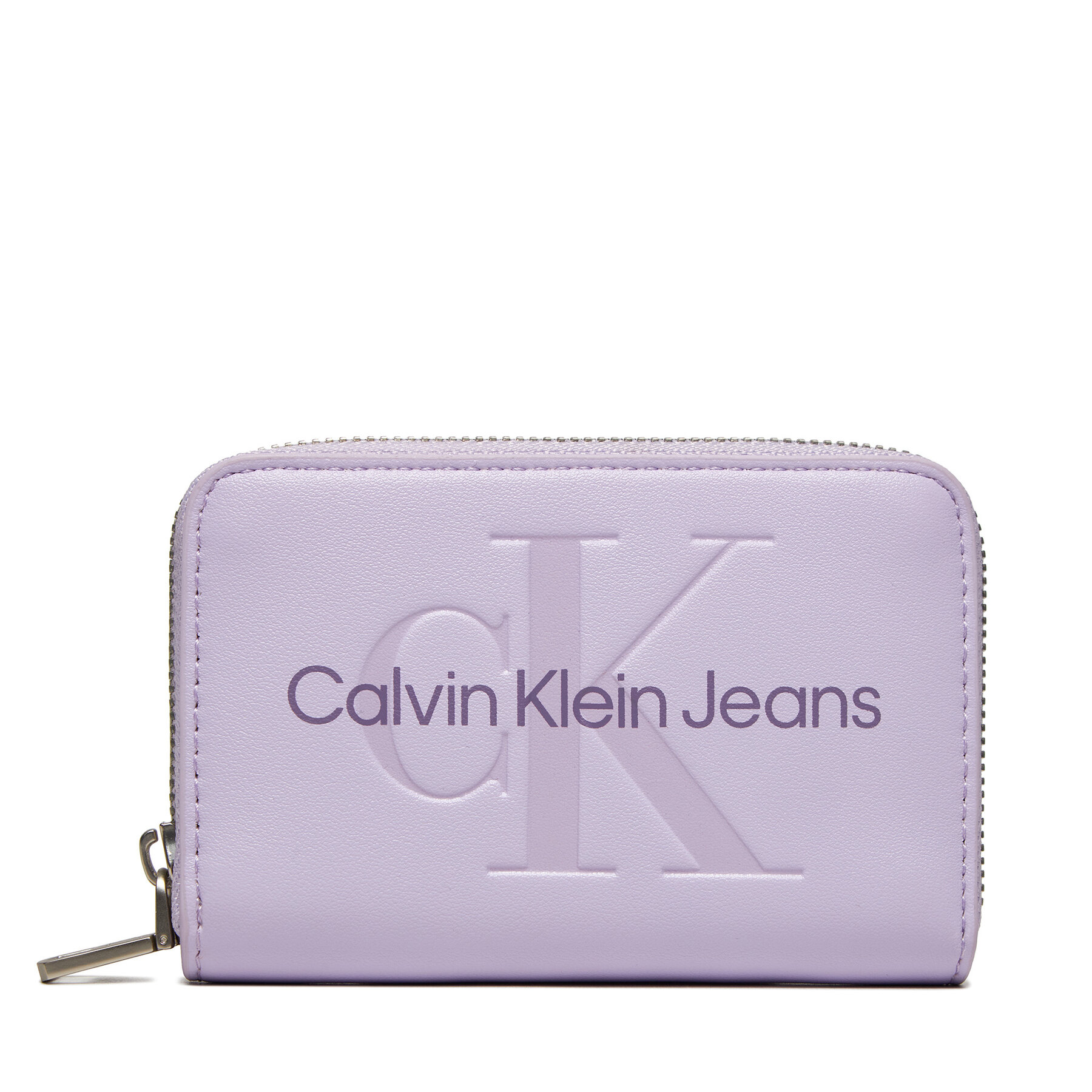 Kleine Damen Geldbörse Calvin Klein Jeans Zip Around Mono K60K612255 Violett von Calvin Klein Jeans