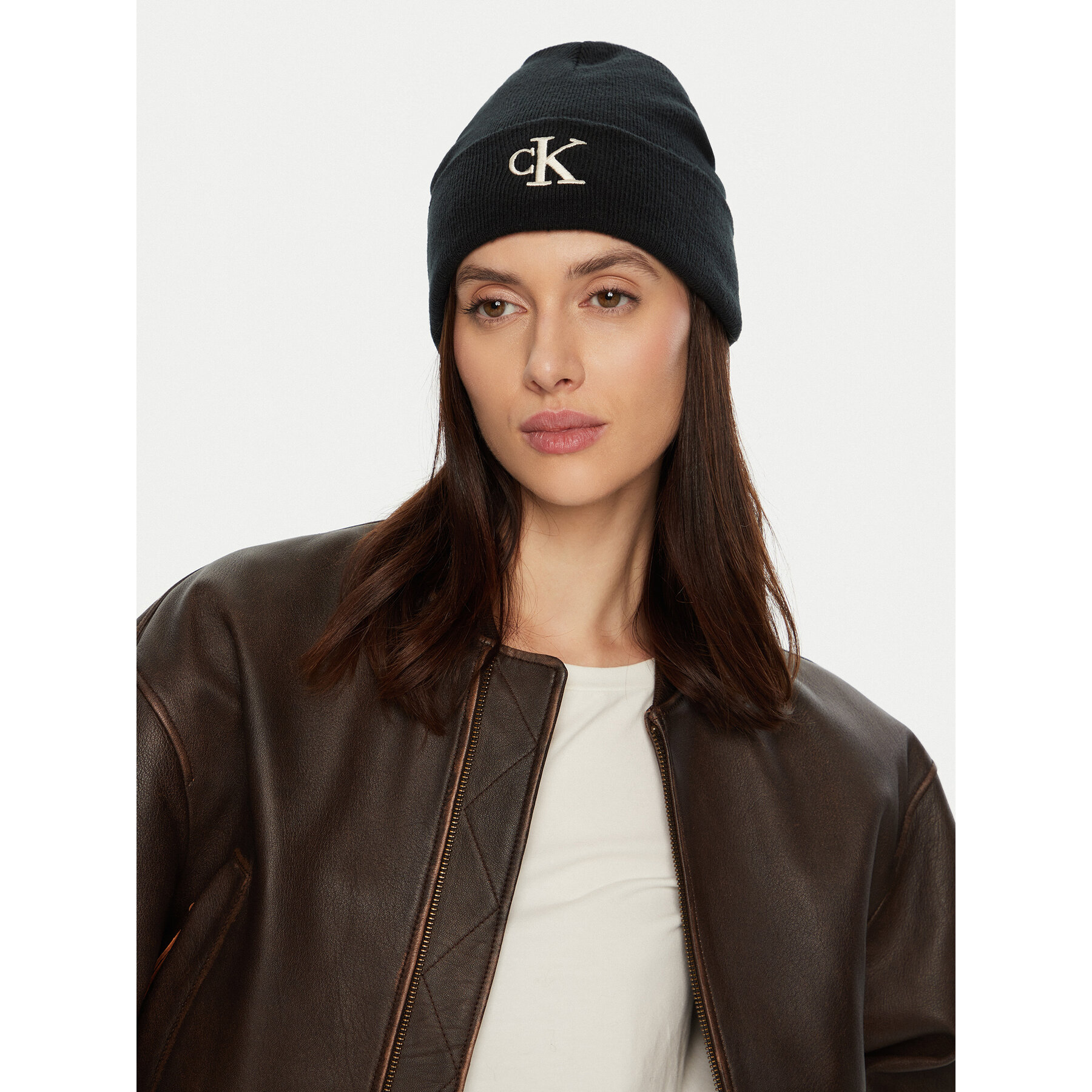 Mütze Calvin Klein Jeans Monogram Embro K60K612319 Grau von Calvin Klein Jeans