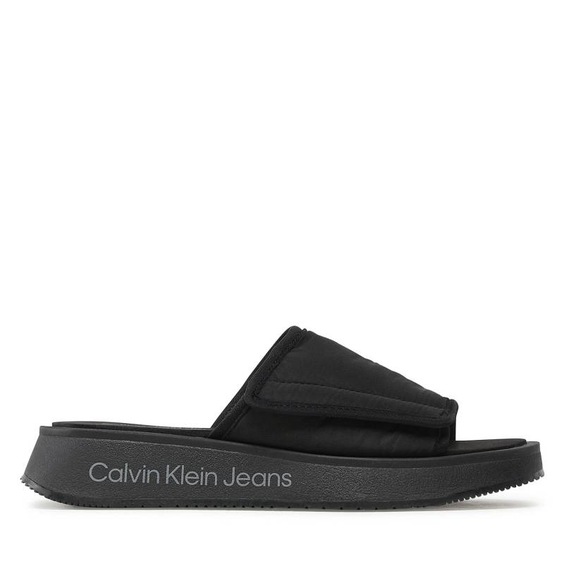 Pantoletten Calvin Klein Jeans Prefresato Sandal Softny YW0YW00968 Schwarz von Calvin Klein Jeans