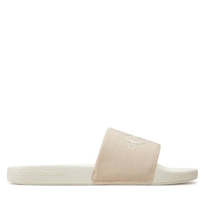 Pantoletten Calvin Klein Jeans Slide Monogram Co YW0YW00103 Rosa von Calvin Klein Jeans