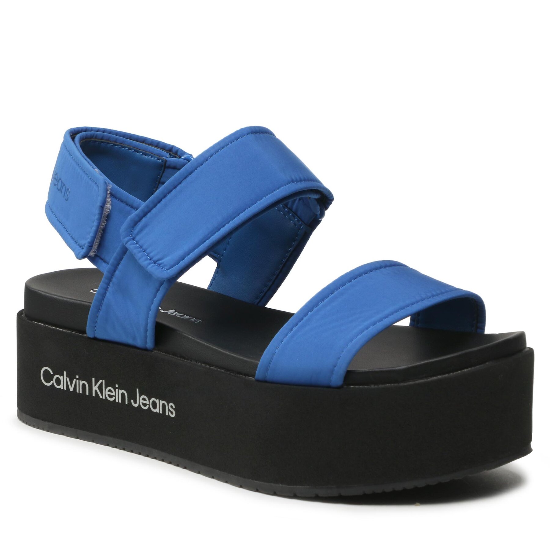 Sandalen Calvin Klein Jeans Flatform Sandal Softny YW0YW00965 Blau von Calvin Klein Jeans