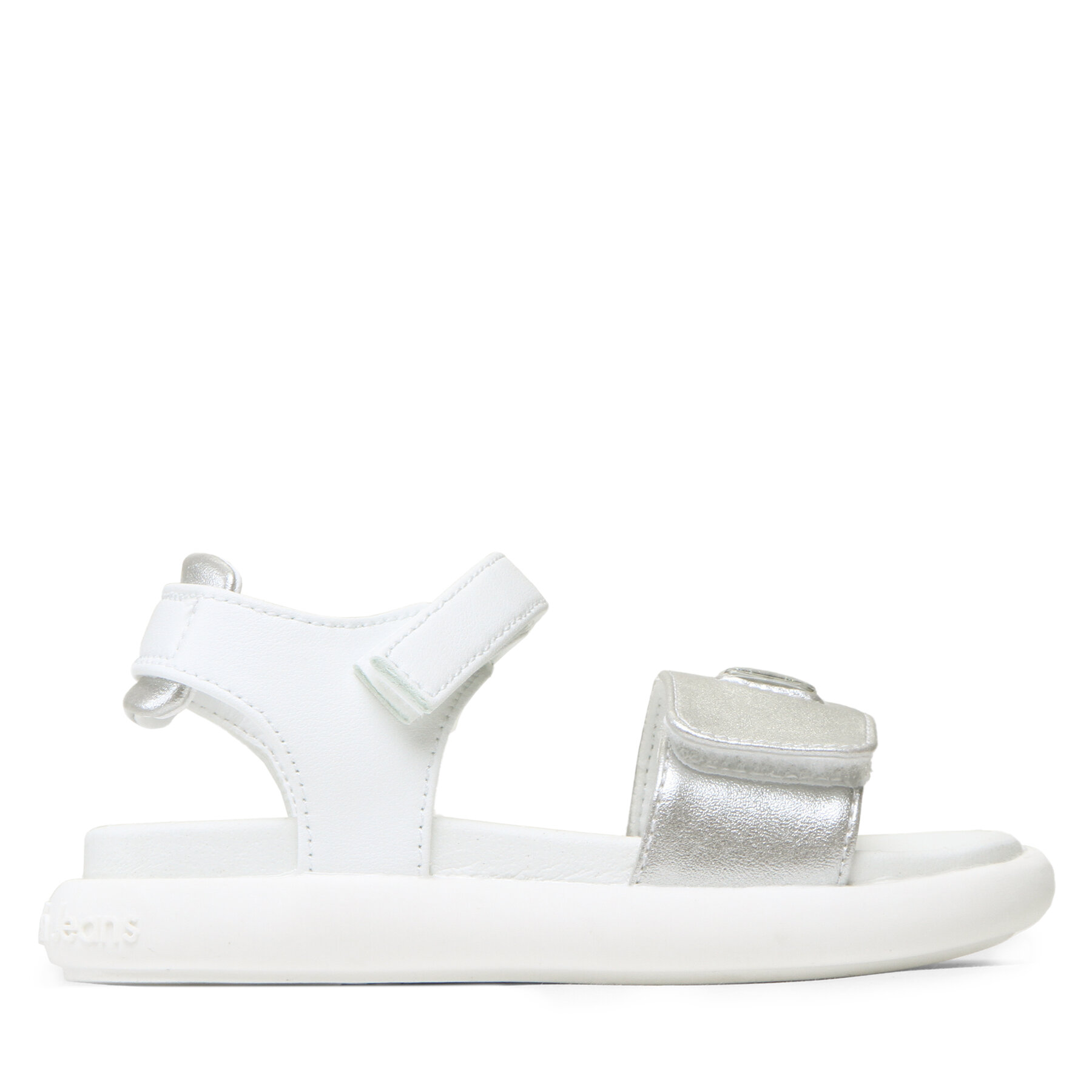 Sandalen Calvin Klein Jeans Velcro Sandal V3A2-80496-1598 S Silberfarben von Calvin Klein Jeans