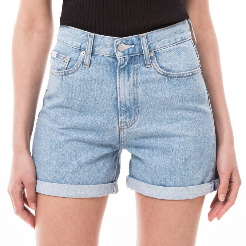 Calvin Klein Jeans - Shorts, für Damen, Blau Denim, Größe W31 von Calvin Klein Jeans