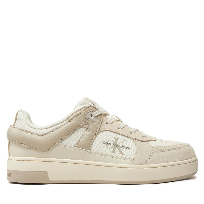 Sneakers Calvin Klein Jeans Basket Cup Low Laceup Lth Ml Mtr YM0YM00994 Beige von Calvin Klein Jeans