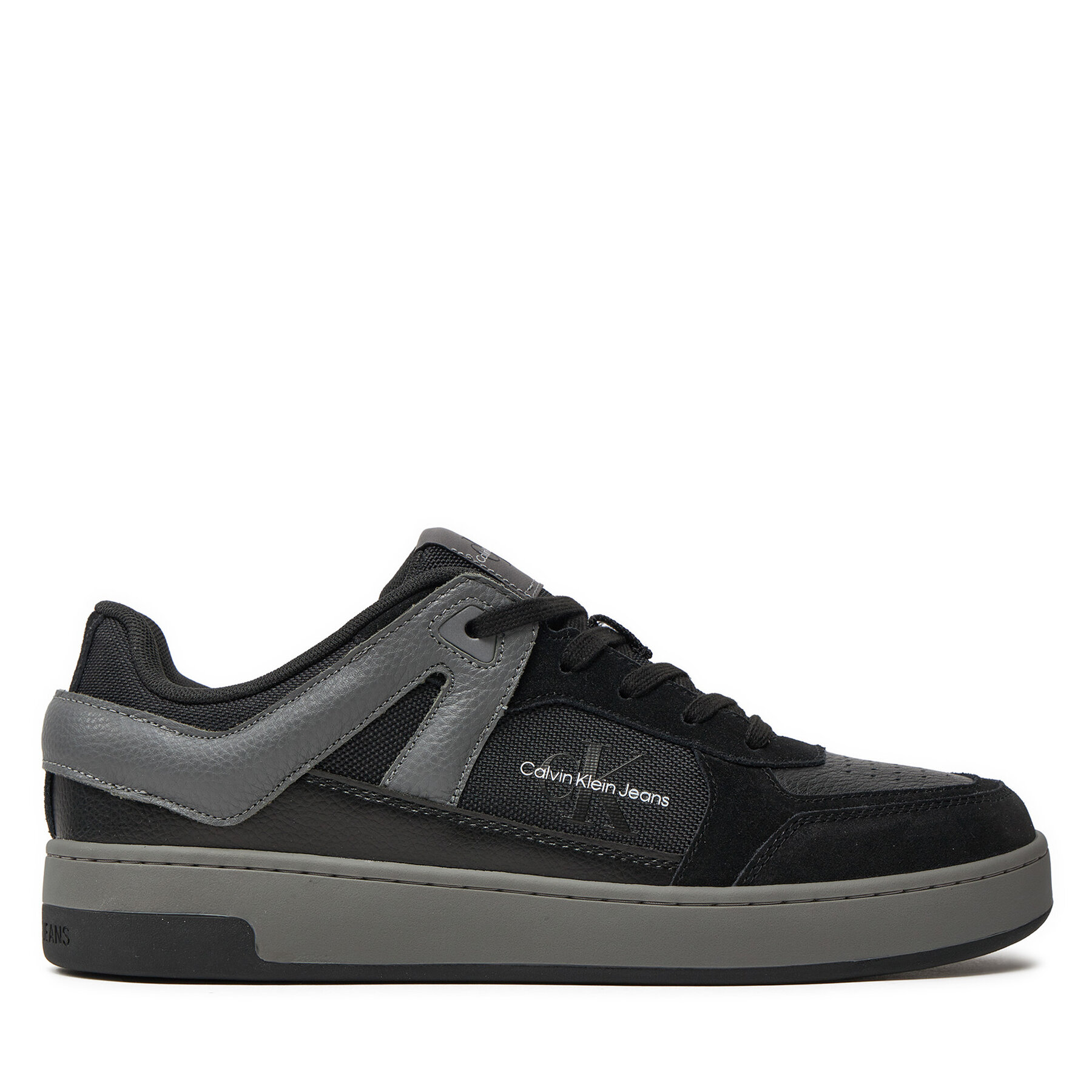 Sneakers Calvin Klein Jeans Basket Cup Low Laceup Lth Ml Mtr YM0YM00994 Schwarz von Calvin Klein Jeans