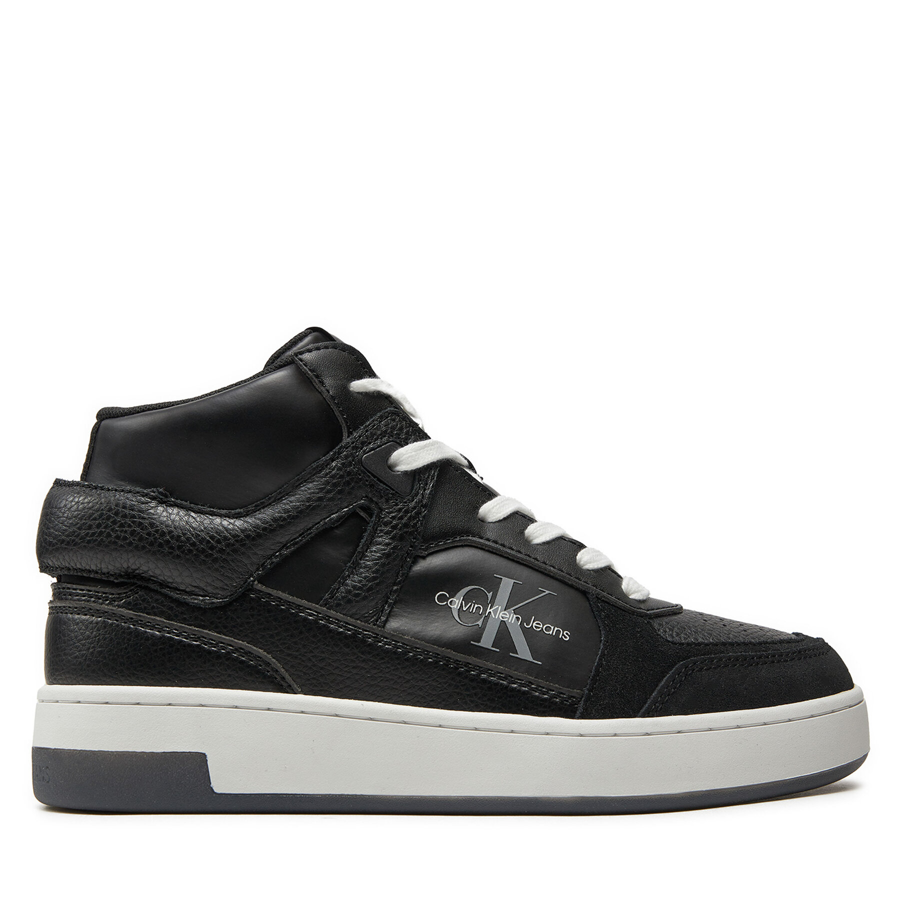 Sneakers Calvin Klein Jeans Basket Cupsole High Mix Ml Mtr YW0YW01489 Schwarz von Calvin Klein Jeans