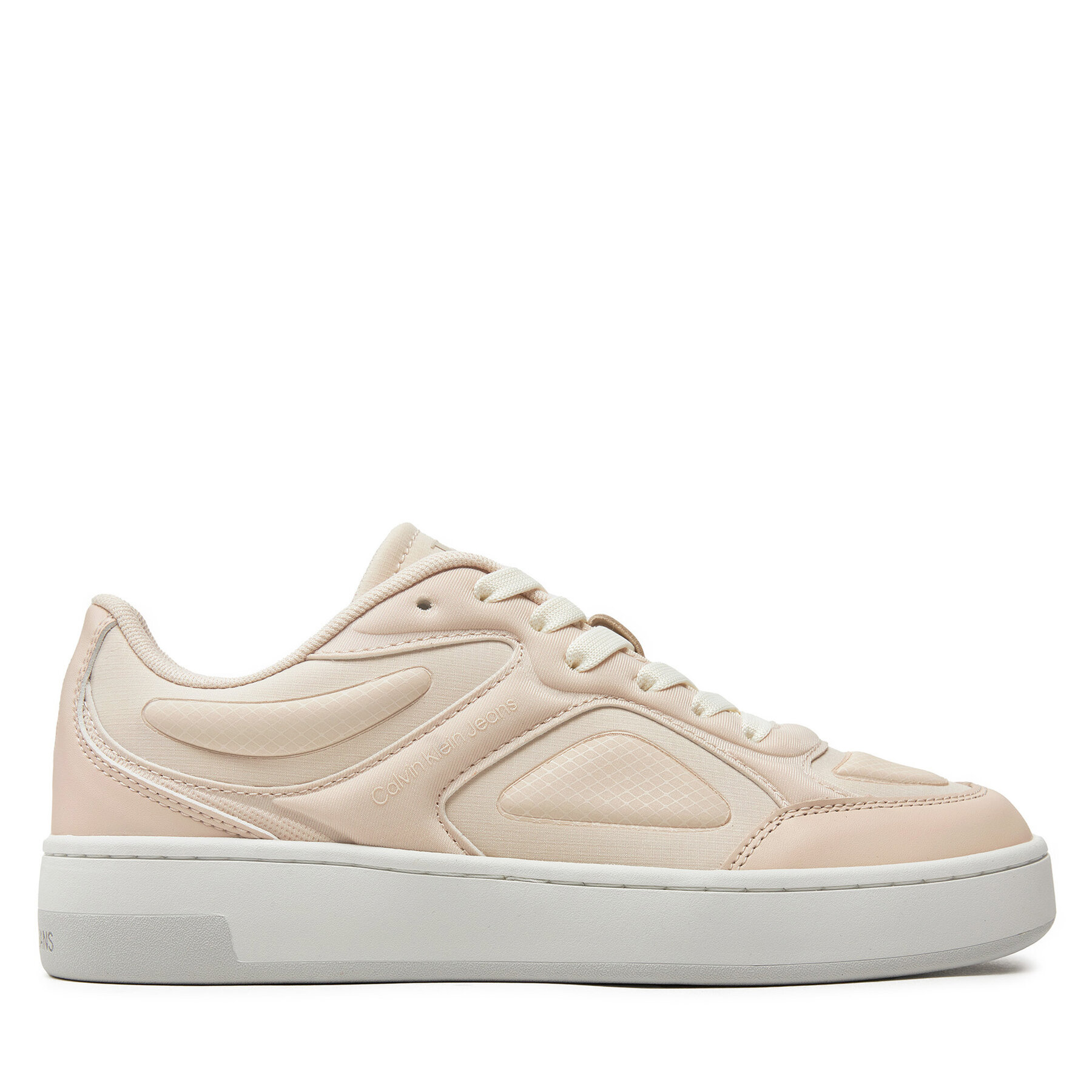 Sneakers Calvin Klein Jeans Basket Cupsole Low Mix In Mtl YW0YW01462 Rosa von Calvin Klein Jeans