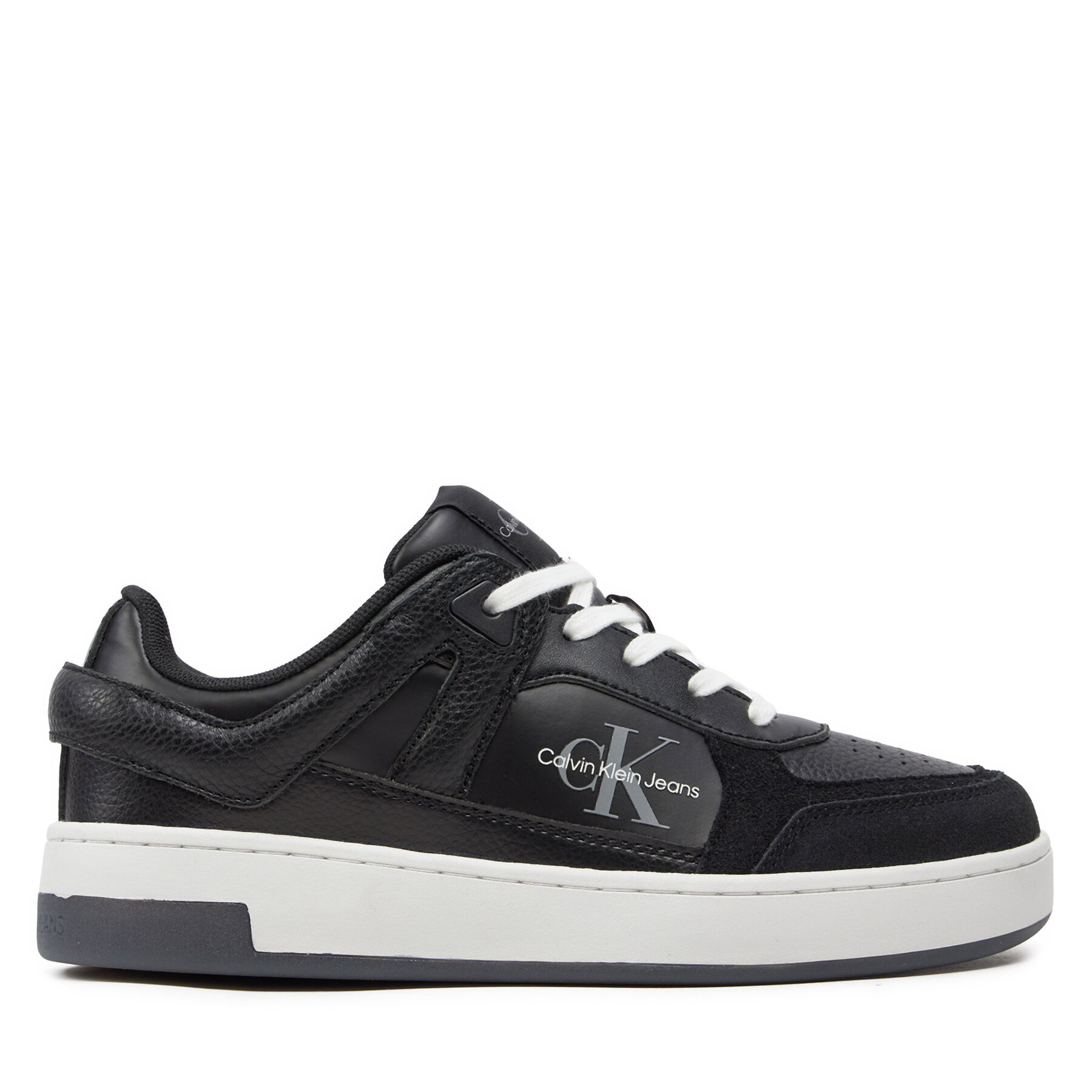 Sneakers Calvin Klein Jeans Basket Cupsole Low Mix Ml Mtr YW0YW01490 Schwarz von Calvin Klein Jeans