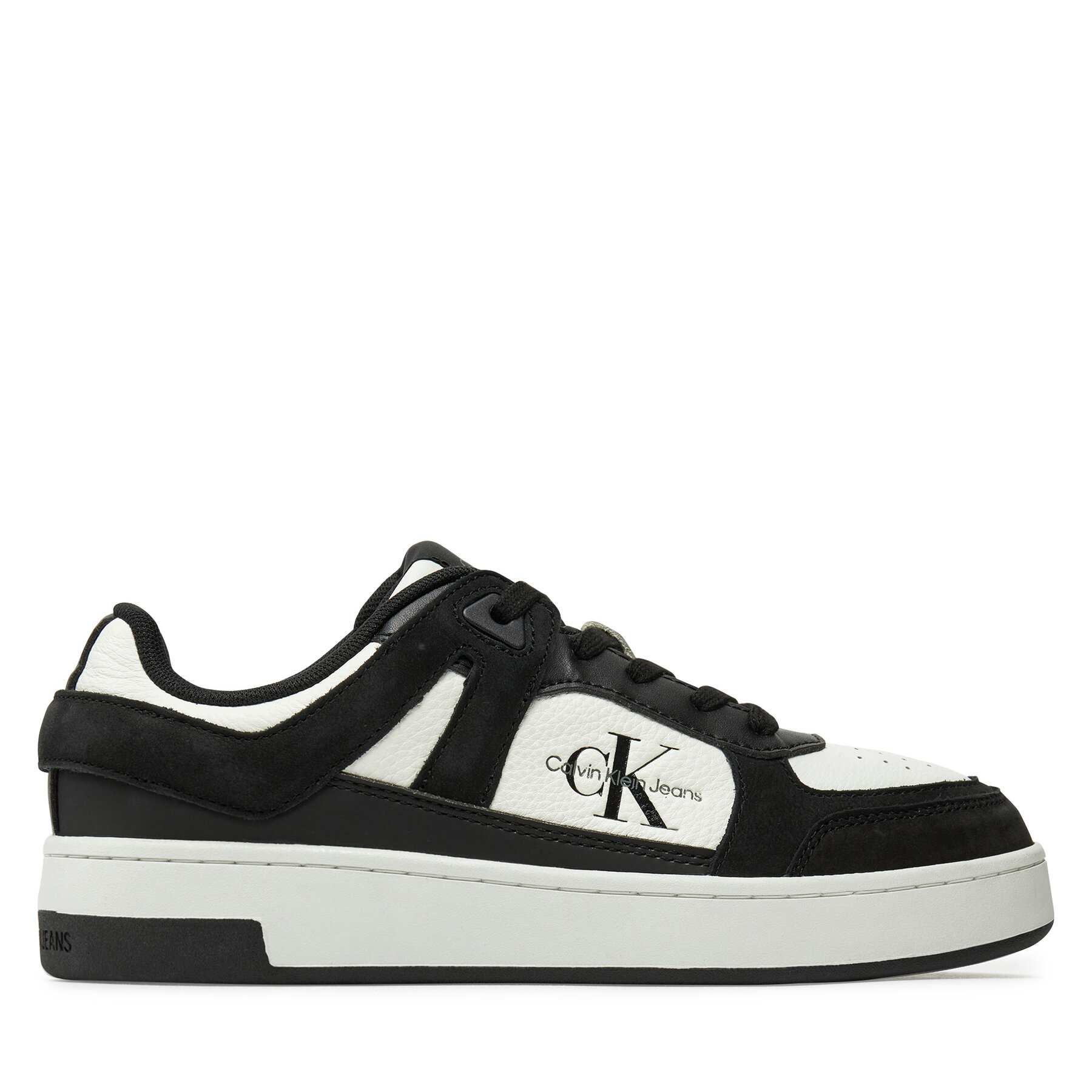 Sneakers Calvin Klein Jeans Basket Cupsole Low Ml Mix YW0YW01579 Schwarz von Calvin Klein Jeans