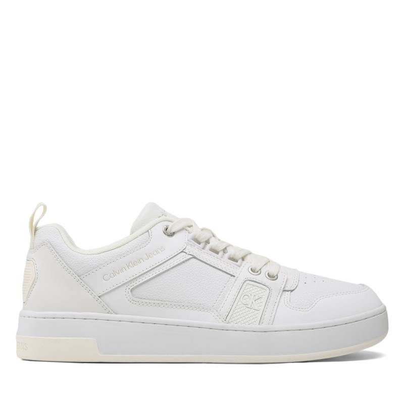 Sneakers Calvin Klein Jeans Basket Cupsole R Lth-Tpu Insert YM0YM00575 Weiß von Calvin Klein Jeans