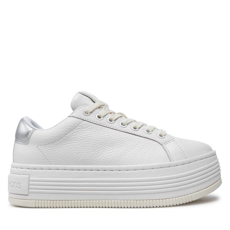 Sneakers Calvin Klein Jeans Bold Flatf Low Mix Ohb YW0YW01632 Weiß von Calvin Klein Jeans