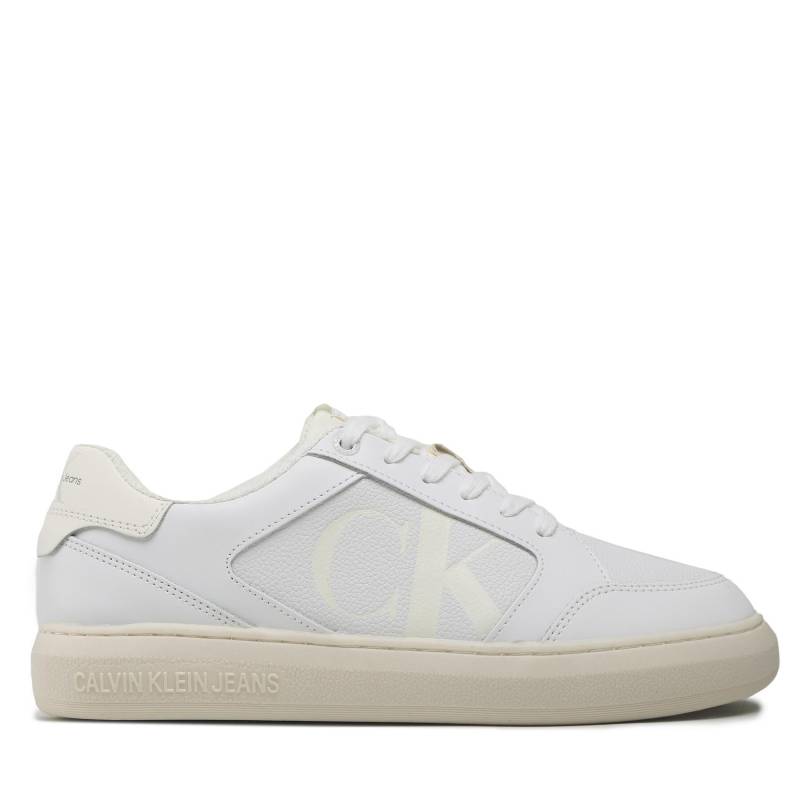 Sneakers Calvin Klein Jeans Casual Cupsole Lth-Pu Mono YM0YM00573 Weiß von Calvin Klein Jeans