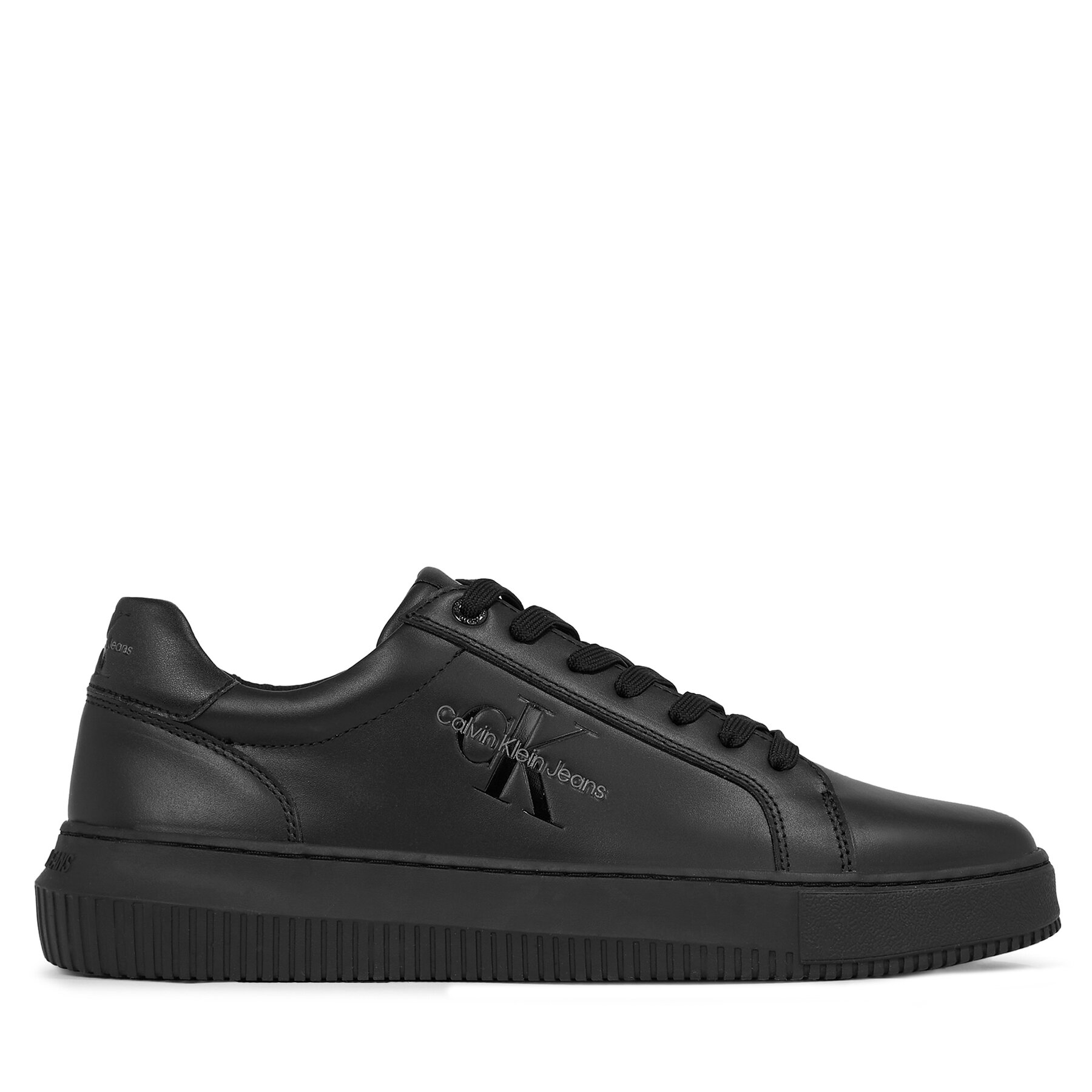 Sneakers Calvin Klein Jeans Chunky Cupsole Mono Lth YM0YM00681 Schwarz von Calvin Klein Jeans