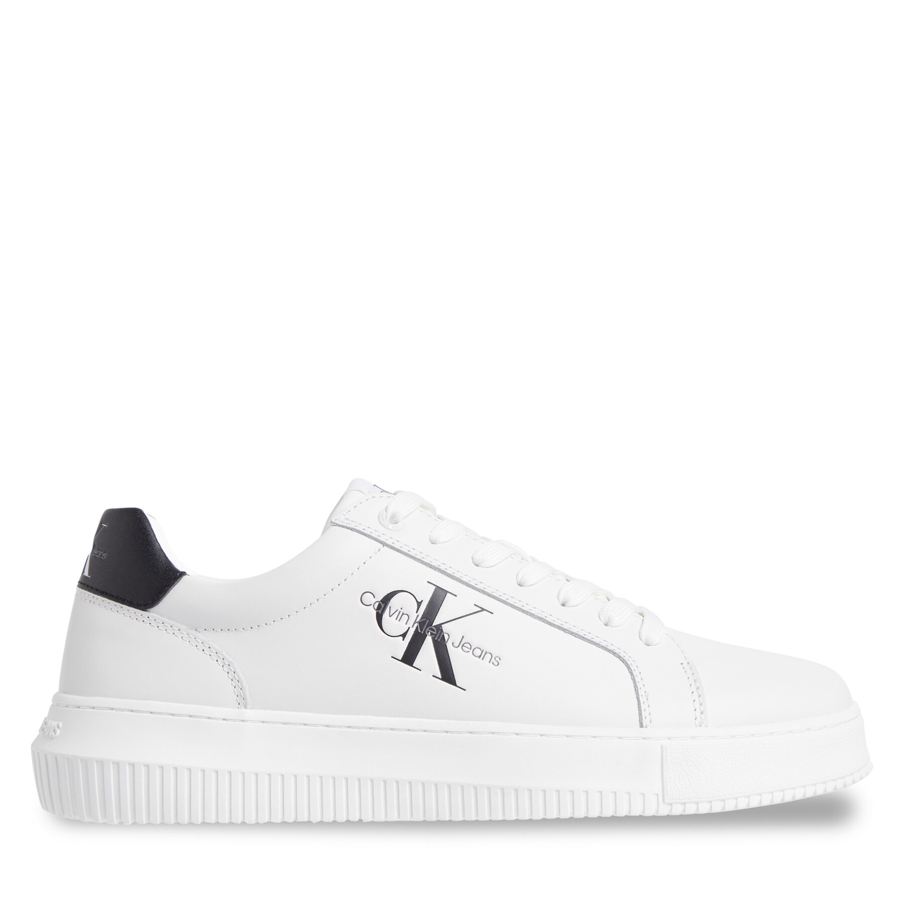 Sneakers Calvin Klein Jeans Chunky Cupsole Monologo YM0YM00681 Weiß von Calvin Klein Jeans