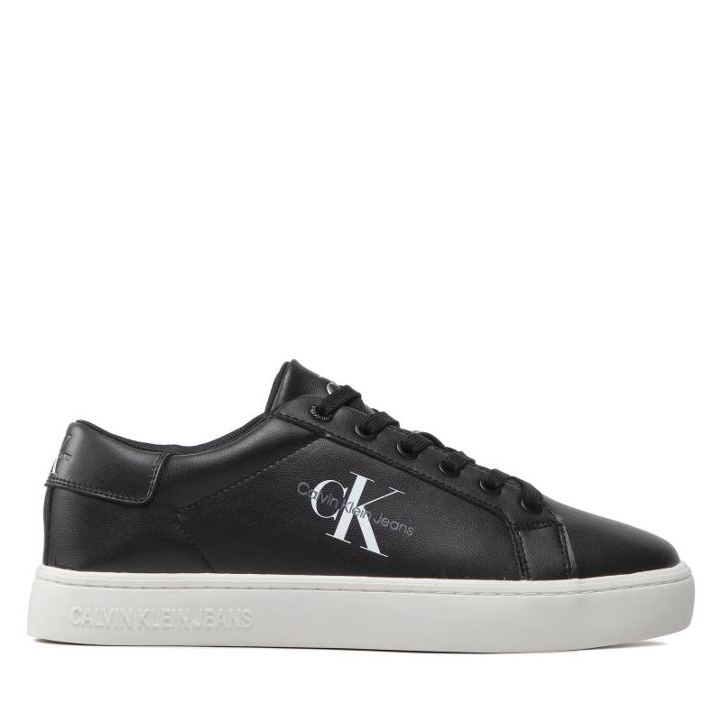 Sneakers Calvin Klein Jeans Classic Cupsole Laceup Low Lth YM0YM00491 Schwarz von Calvin Klein Jeans