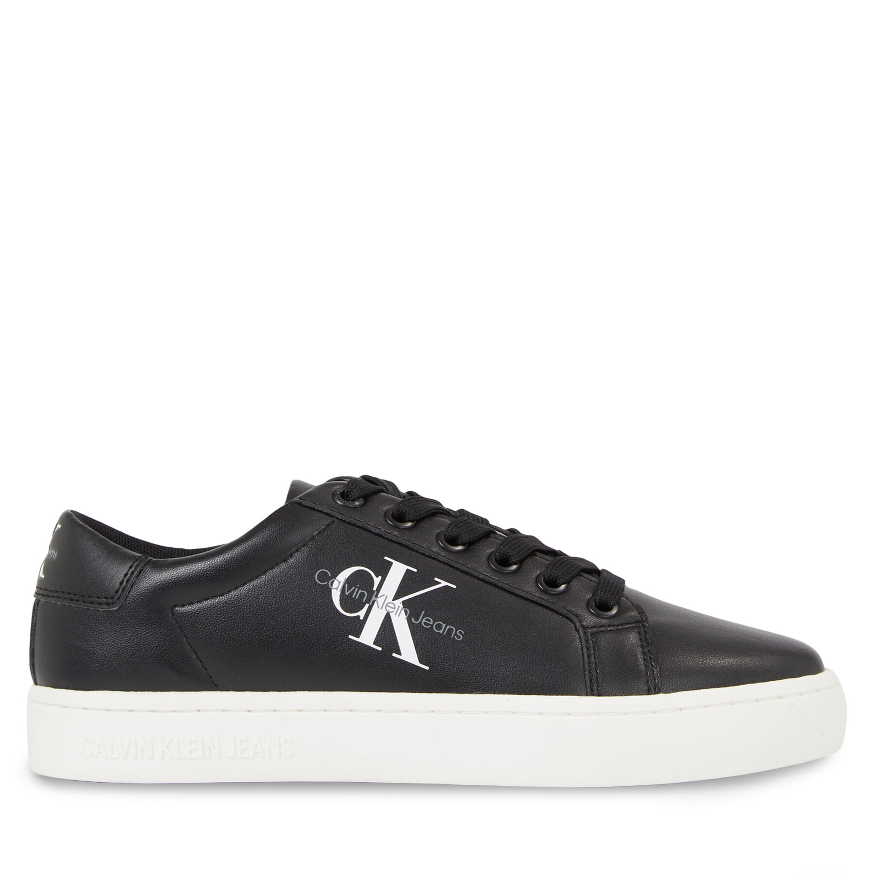 Sneakers Calvin Klein Jeans Classic Cupsole Laceup Lth Wn YW0YW01269 Schwarz von Calvin Klein Jeans