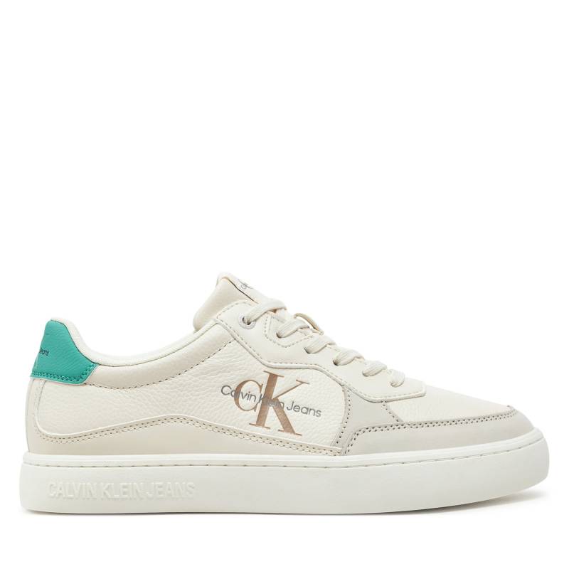 Sneakers Calvin Klein Jeans Classic Cupsole Low Lth Ml YM0YM00885 Écru von Calvin Klein Jeans