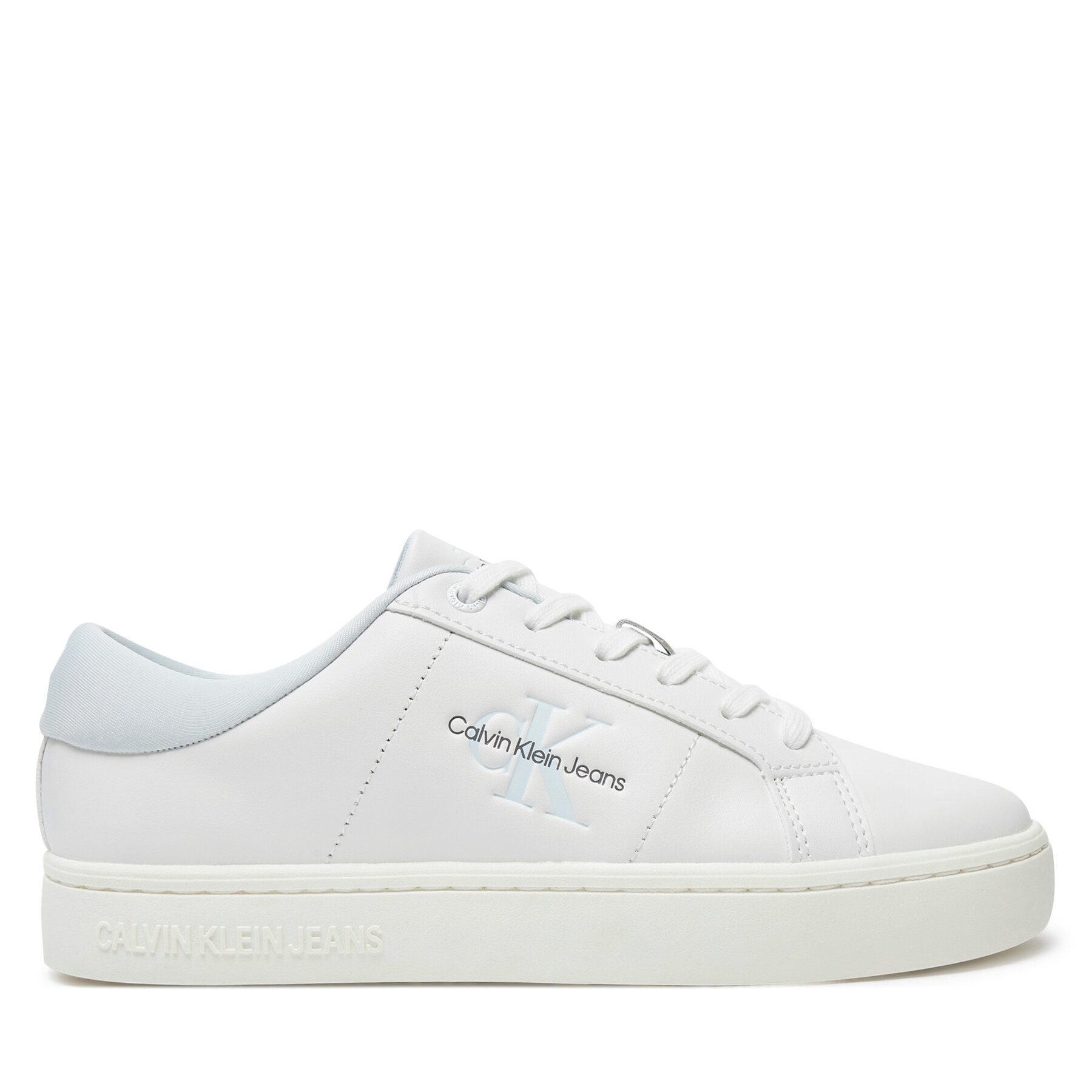 Sneakers Calvin Klein Jeans Classic Cupsole Lowlaceup Lth Wn YW0YW01444 Weiß von Calvin Klein Jeans