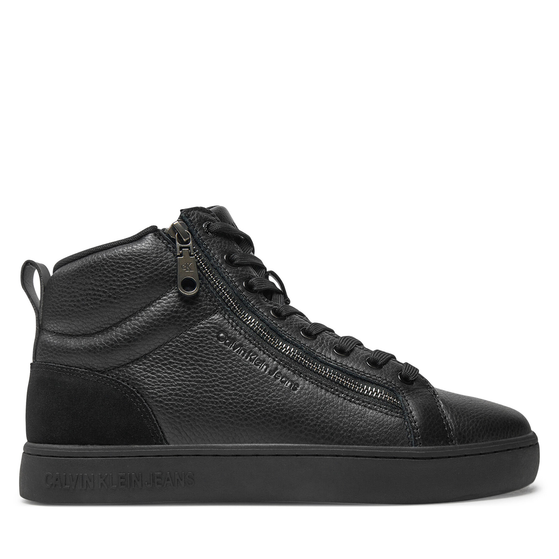 Sneakers Calvin Klein Jeans Classic Cupsole Zip Mid In YM0YM01156 Schwarz von Calvin Klein Jeans