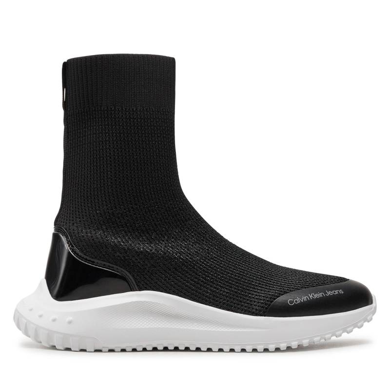 Sneakers Calvin Klein Jeans Eva Runner High Sock Mtr YW0YW01485 Schwarz von Calvin Klein Jeans