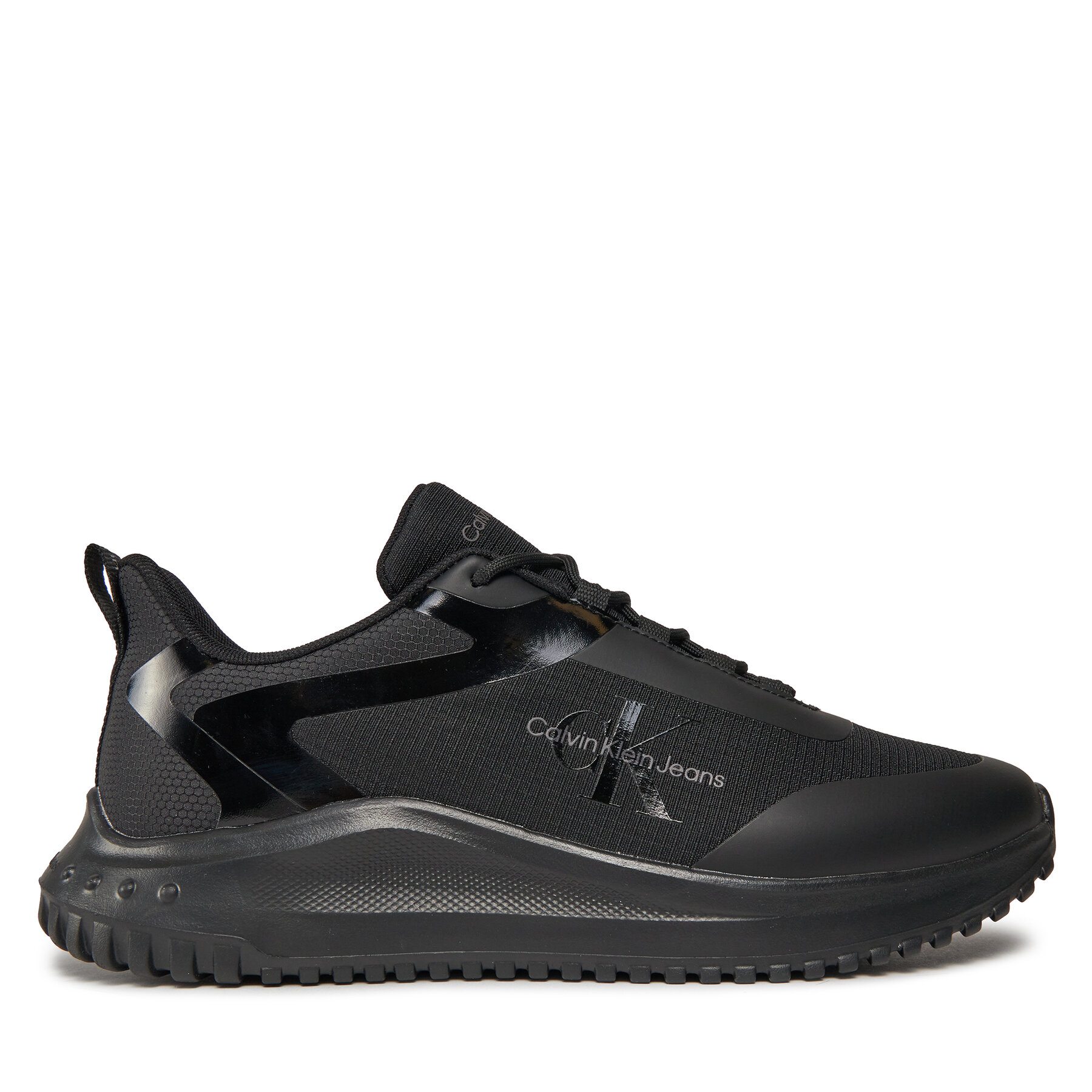 Sneakers Calvin Klein Jeans Eva Runner Low Lace Ml Mix YM0YM00968 Schwarz von Calvin Klein Jeans