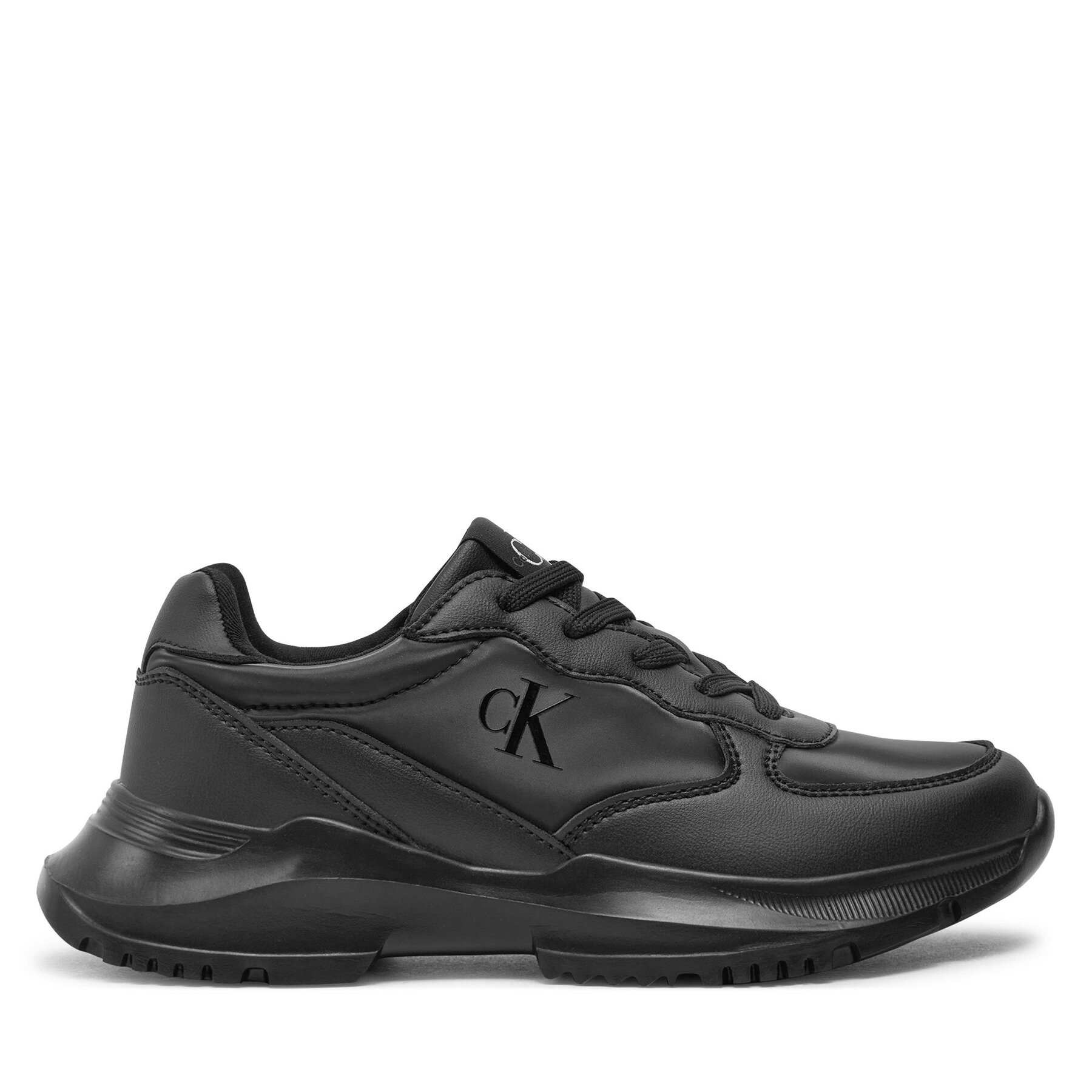 Sneakers Calvin Klein Jeans Low Cut Lace V3A9-80997-1752999 S Schwarz von Calvin Klein Jeans