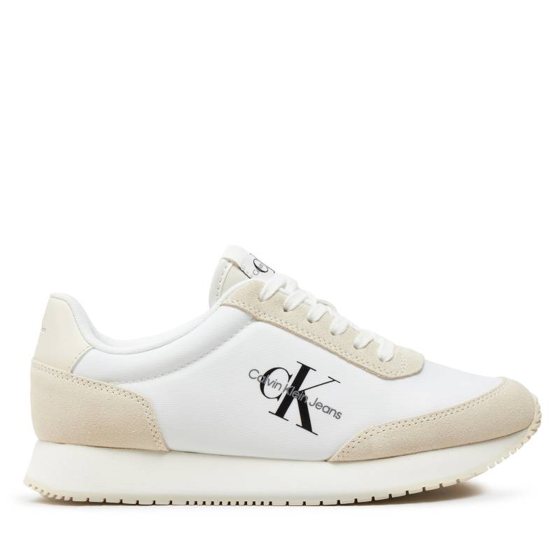 Sneakers Calvin Klein Jeans Retro Runner Low Lace Ny Ml YW0YW01326 Weiß von Calvin Klein Jeans