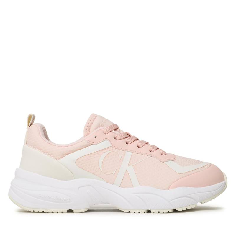 Sneakers Calvin Klein Jeans Retro Tennis Over Mesh Wn YW0YW00946 Rosa von Calvin Klein Jeans