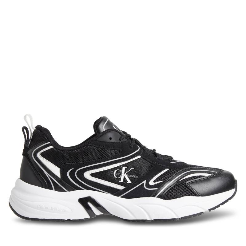 Sneakers Calvin Klein Jeans Retro Tennis Su-Mesh YM0YM00589 Schwarz von Calvin Klein Jeans