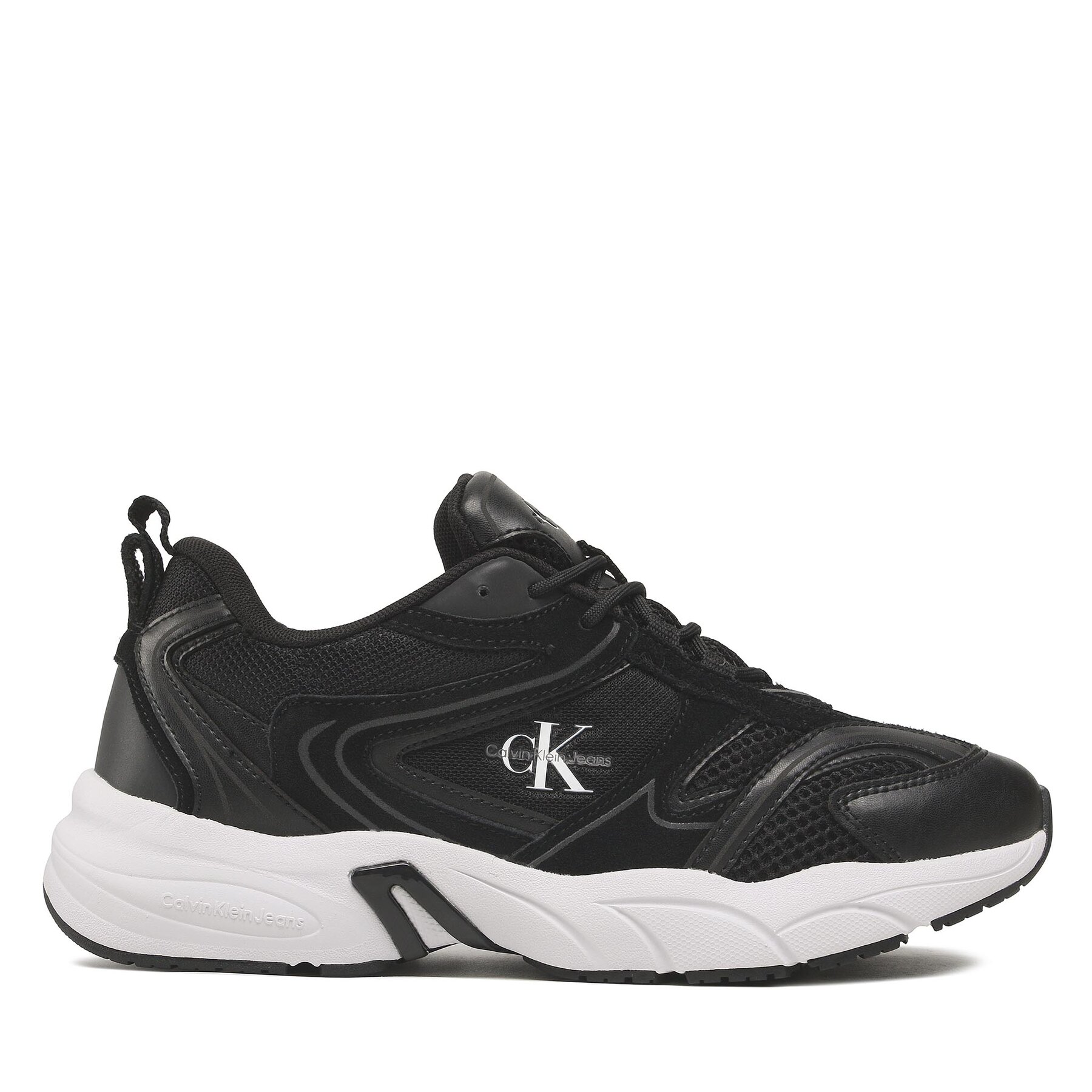 Sneakers Calvin Klein Jeans Retro Tennis Su-Mesh YM0YM00589 Schwarz von Calvin Klein Jeans