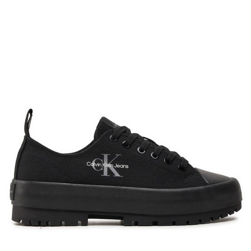 Sneakers aus Stoff Calvin Klein Jeans Lugged Hybrid Laceup Ml Mtr YW0YW01505 Schwarz von Calvin Klein Jeans